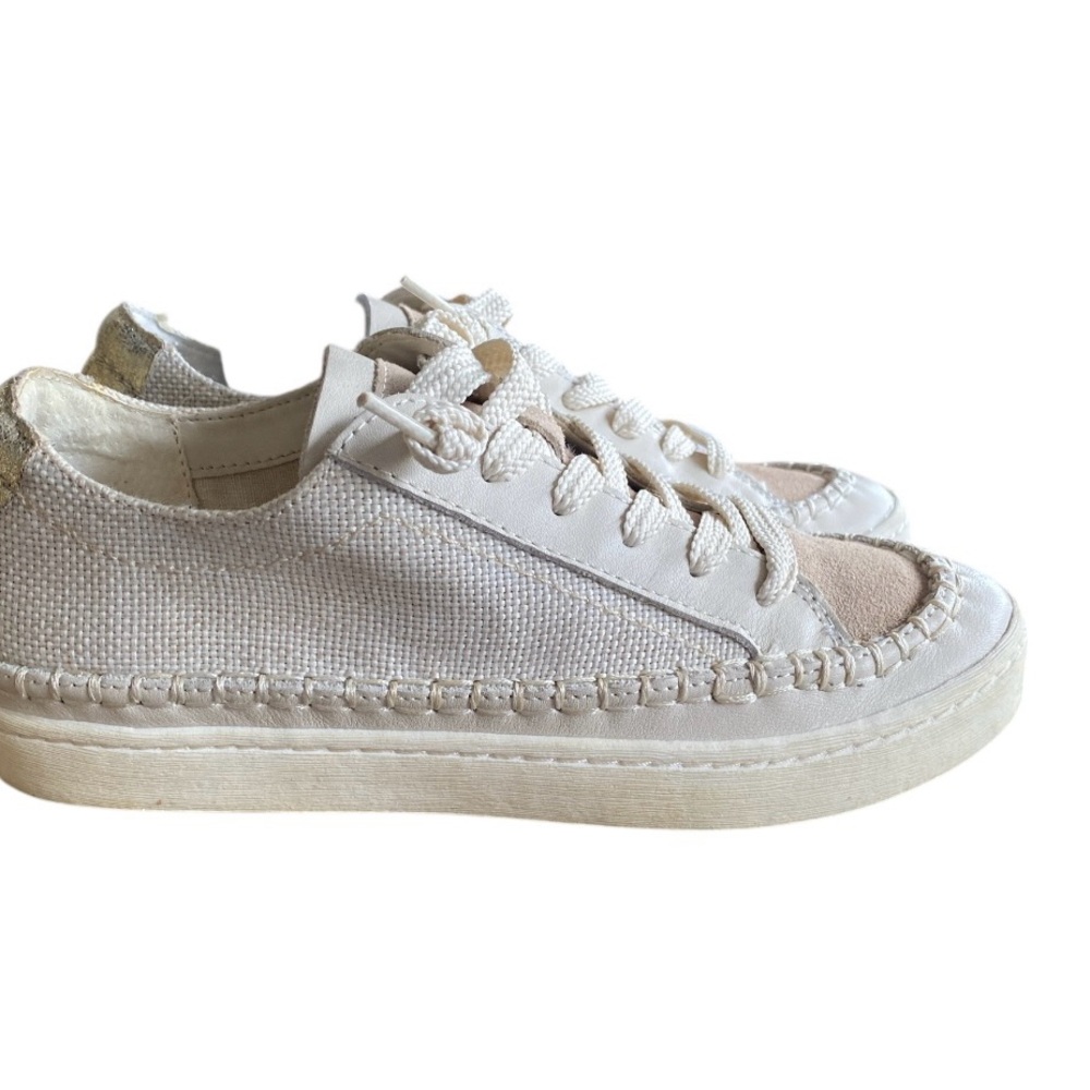 Dolce Vita Cream and Tan Sneakers NWOB
